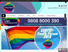 Tablet Screenshot of cara-friend.org.uk